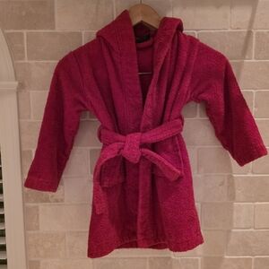 Bagno Milano Kids Terry Red Organic Cotton Bathrobe 3 - 5 y.o. Boys Girls